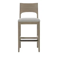 Bernhardt Solaria Wood Back Bar Stool