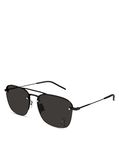 Monogram Pin Navigator Sunglasses, 59mm