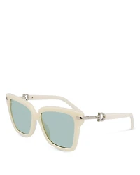 Ferragamo Gancini Square Sunglasses, 57mm