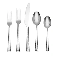 Hudson Park Collection Ingrid Hammered 42-Piece Flatware Set - Exclusive
