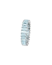Matrix Baguette Color Crystal Band Ring