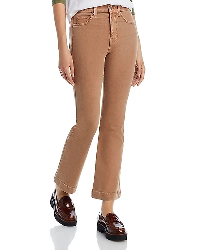Veronica Beard Carson High Rise Ankle Flare Leg Jeans