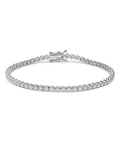 Certified Colorless Diamond Tennis Bracelet Collection 14K White Gold, 2.0-10.0 tcw