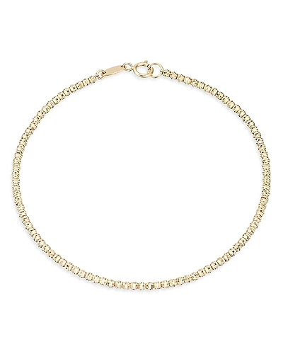 Adina Reyter 14K Yellow Gold Small Textured Bead Link Bracelet