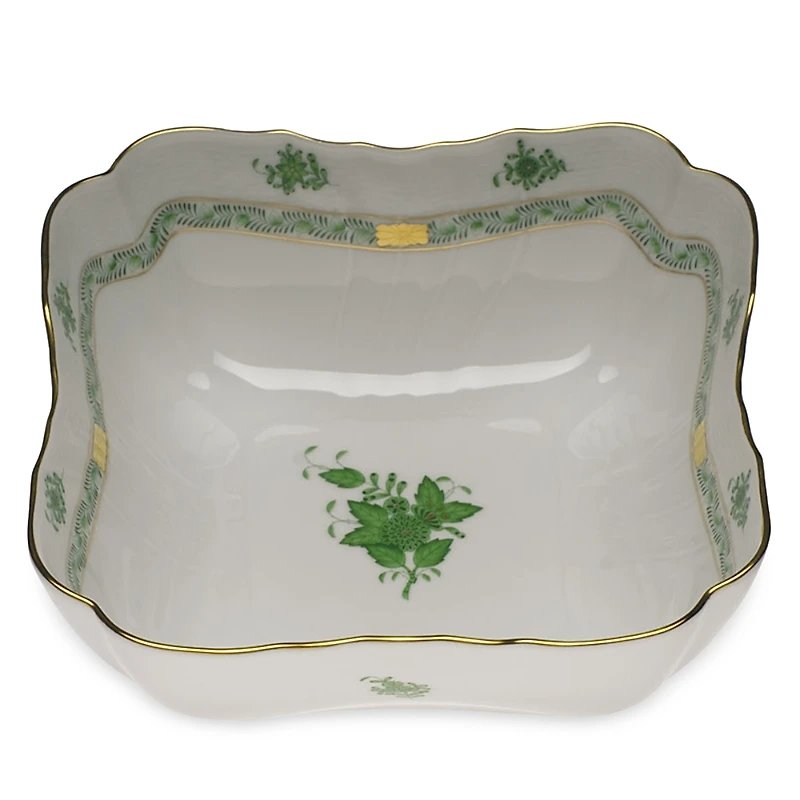 Herend Square Salad Bowl