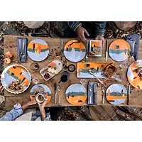 Destination Foret Round Pie Dish