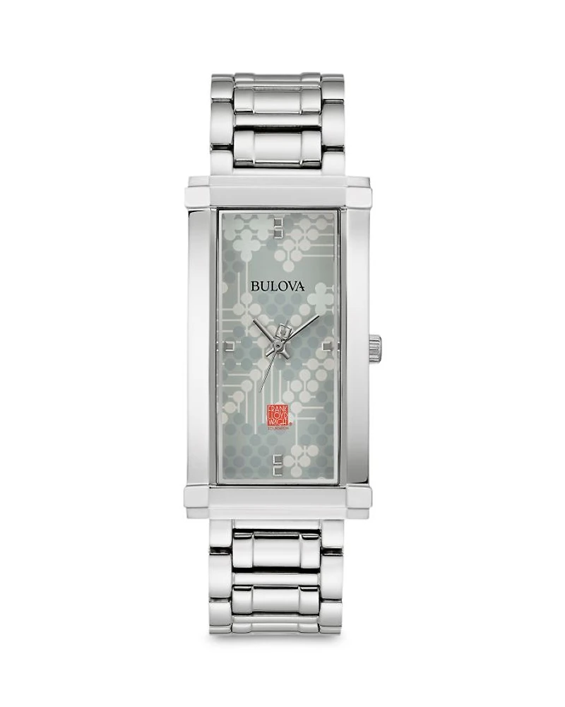 Frank Lloyd Wright Pattern #106 Watch, 24.6mm x 45mm