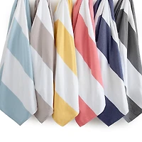 Kassatex Block Stripe Fouta Beach Towel