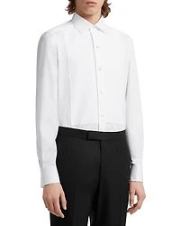 Zegna Cotton Regular Fit Evening Dress Shirt