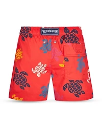 Turtle Print Swim Trunks - Little Kid, Big Kid