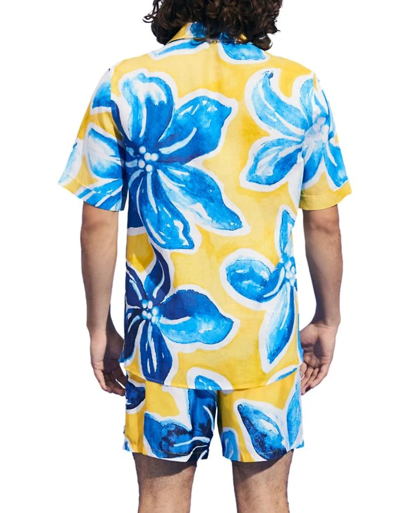 Chelly Macro Raiatea Regular Fit Button Down Camp Shirt