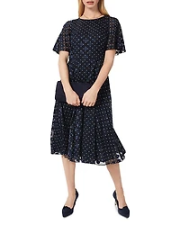 Ceira Flutter Sleeve Dress