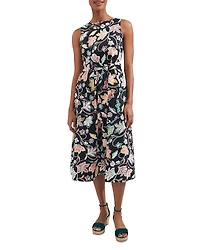 Hobbs London Emilie Cotton Floral Midi Dress