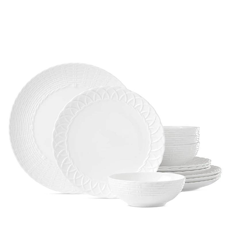 Lenox Wicker Creek 12 Piece Dinnerware Set