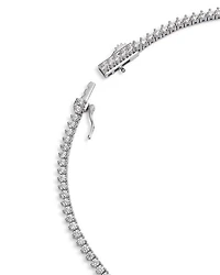 Certified Colorless Diamond Classic Tennis Necklace Collection 14K White Gold, 5.5-7 tcw
