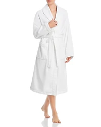 Frette Shawl Collar Bathrobe with Piping