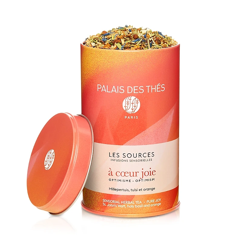 Palais des These Pure Joy Herbal Loose Tea - St. John's Wort, Holy basil & Orange
