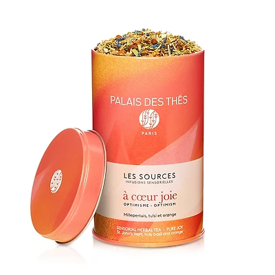 Palais des These Pure Joy Herbal Loose Tea - St. John's Wort, Holy basil & Orange