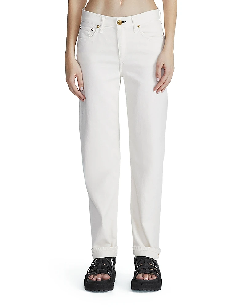 rag & bone Dre Featherweight Low Rise Ankle Straight Jeans