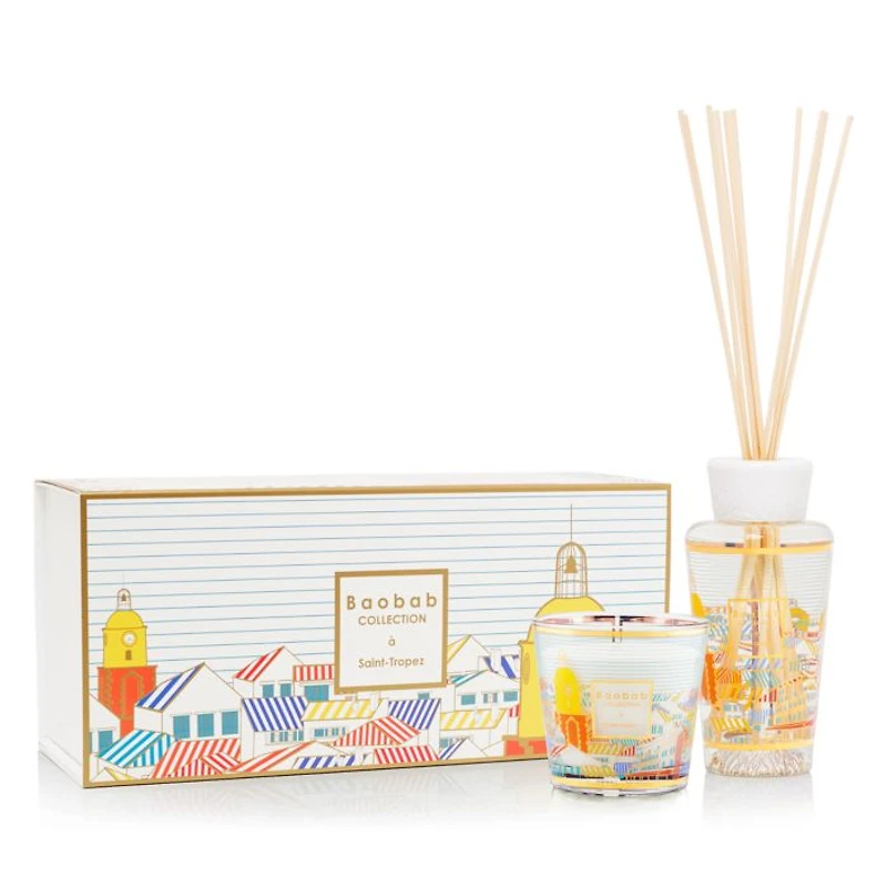 My First Baobab Candle & Diffuser Gift Box – Saint-Tropez