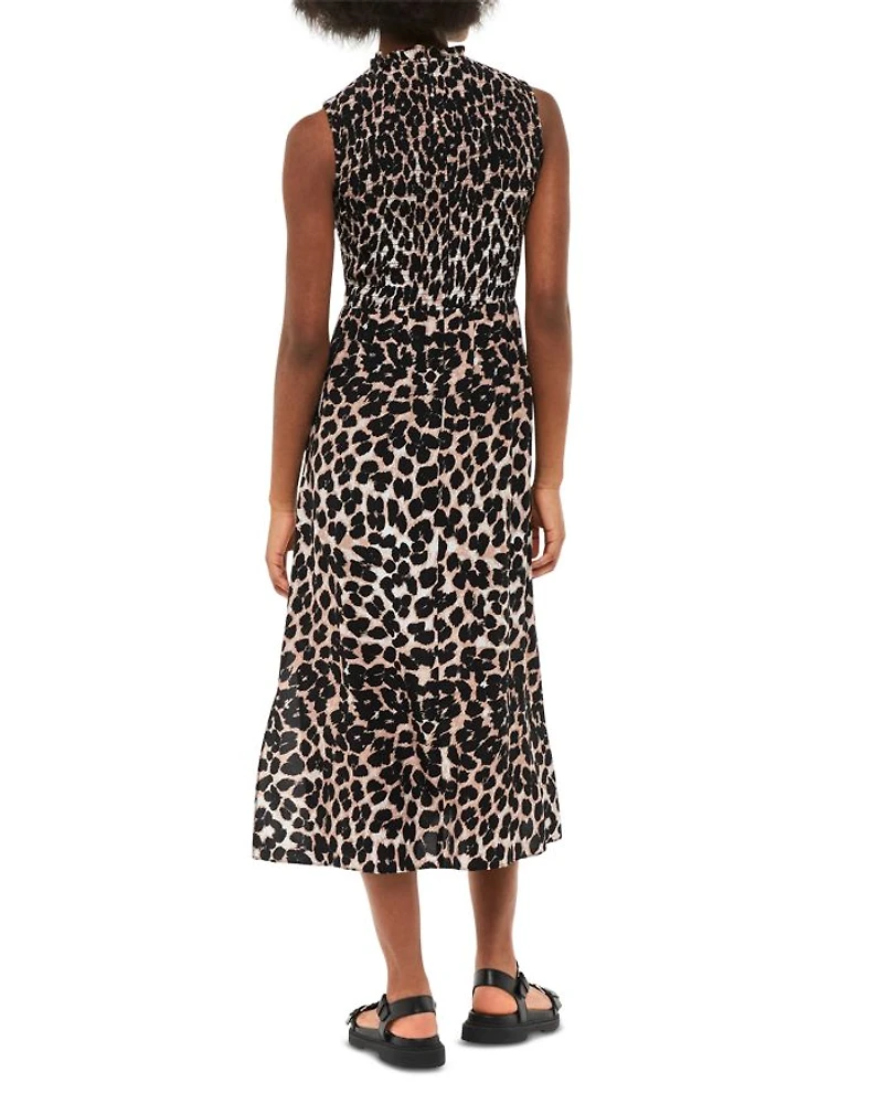 Heidi Leopard Spot Midi Dress