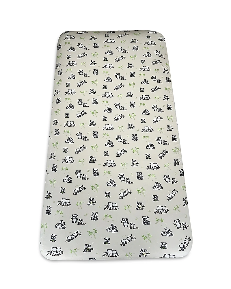 Bellabu Bear Panda Print Changing Pad Cover