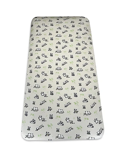 Bellabu Bear Panda Print Changing Pad Cover