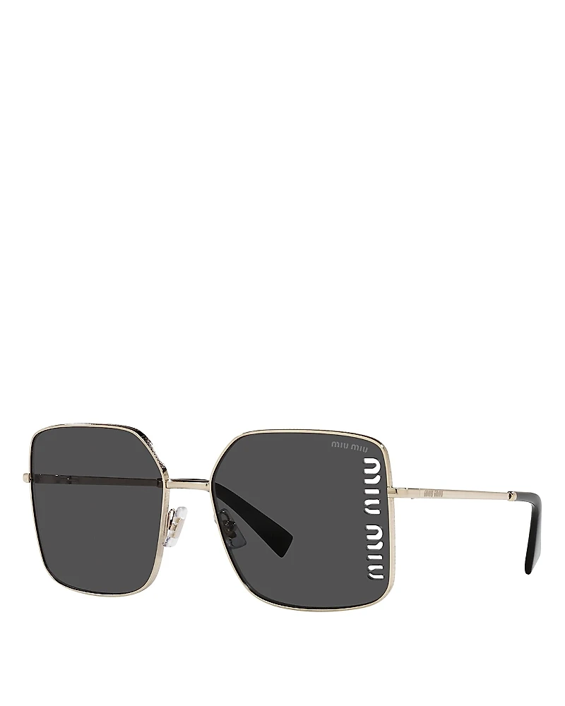 Miu Square Sunglasses, 60mm