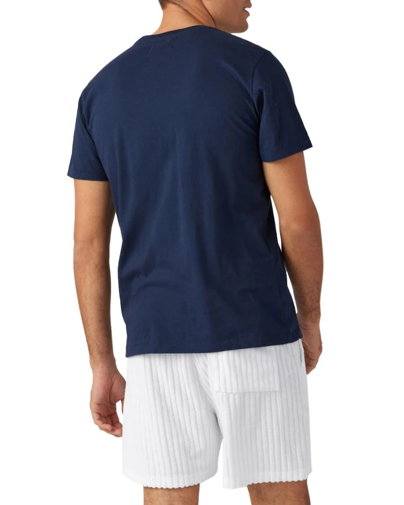 Riviera Cotton Blend Terry Regular Fit Drawstring Shorts