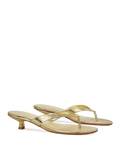 Tory Burch Women's Capri Low Heel Thong Sandals