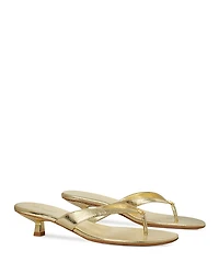 Tory Burch Women's Capri Low Heel Thong Sandals