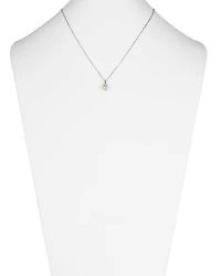 Sterling Silver & Cultured Freshwater Pearl Pendant Necklace, 15"-18"