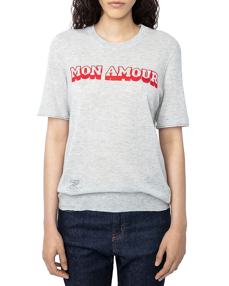 Zadig & Voltaire Mon Amour Cashmere Tee