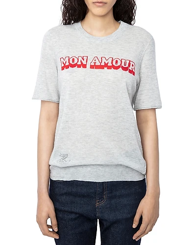 Zadig & Voltaire Mon Amour Cashmere Tee