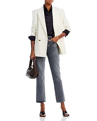 Silk-Blend Victoria Blouse