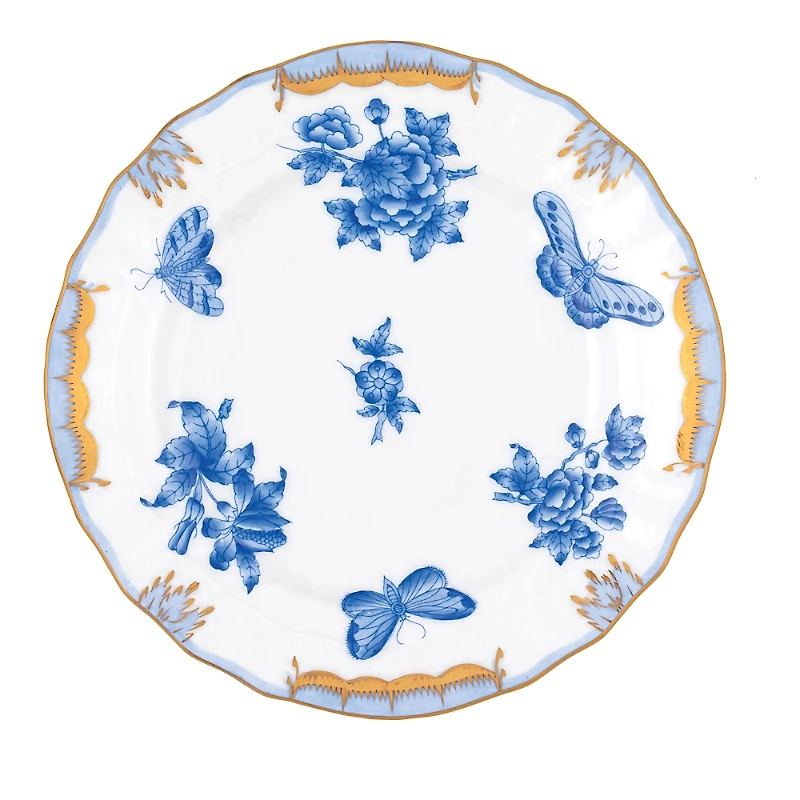 Herend Fortuna Blue Bread & Butter Plate