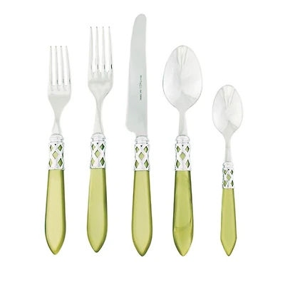 Aladdin Brilliant White 20 Piece Flatware Set