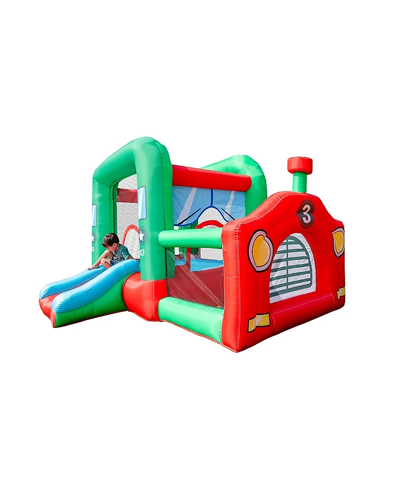 CocoNut Outdoor Big Rig Truck Bounce House - Ages 5-12