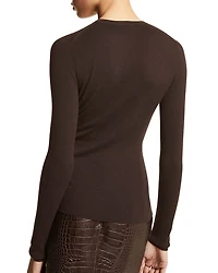 Cashmere Hutton Rib Top