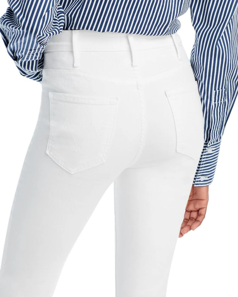 The Hustler High Rise Flare Leg Ankle Jeans