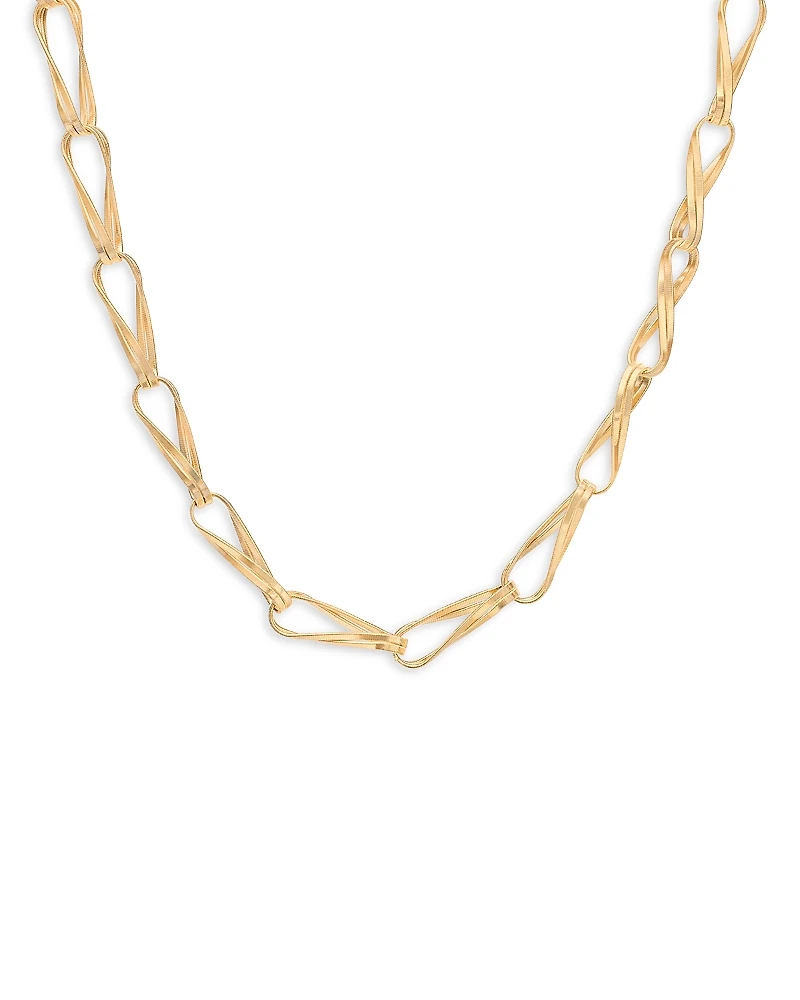 Marco Bicego 18K Yellow Gold Marrakech Onde Double Link Necklace, 18