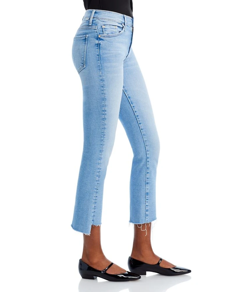 The Insider High Rise Crop Step Fray Bootcut Jeans Limited Edition