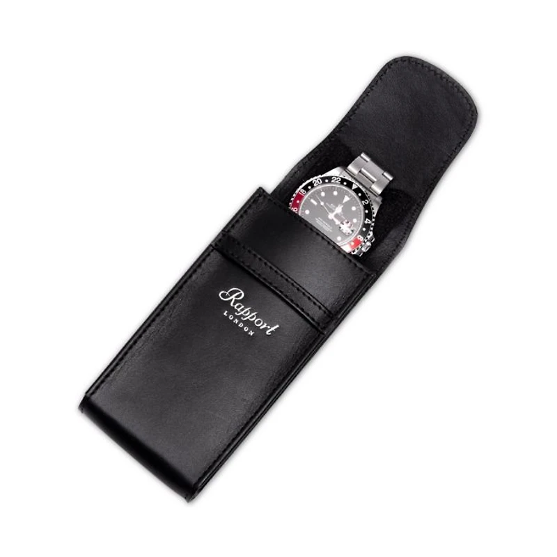Hyde Park Single Watch Leather Pouch
