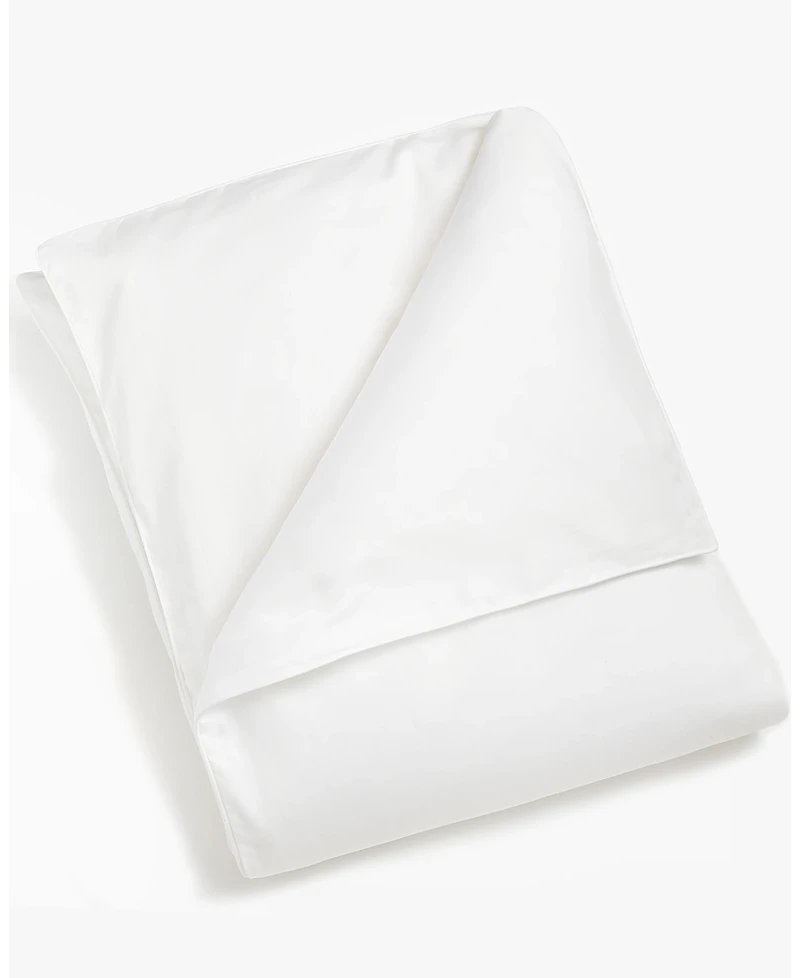 Gooselings Solid White Baby Duvet Set