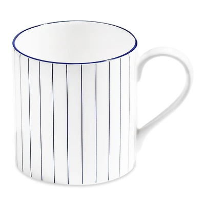Richard Brendon Pinstripe Cobalt Large Mug, Set of 2