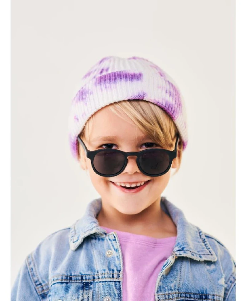 Jet Black Keyhole Sunglasses