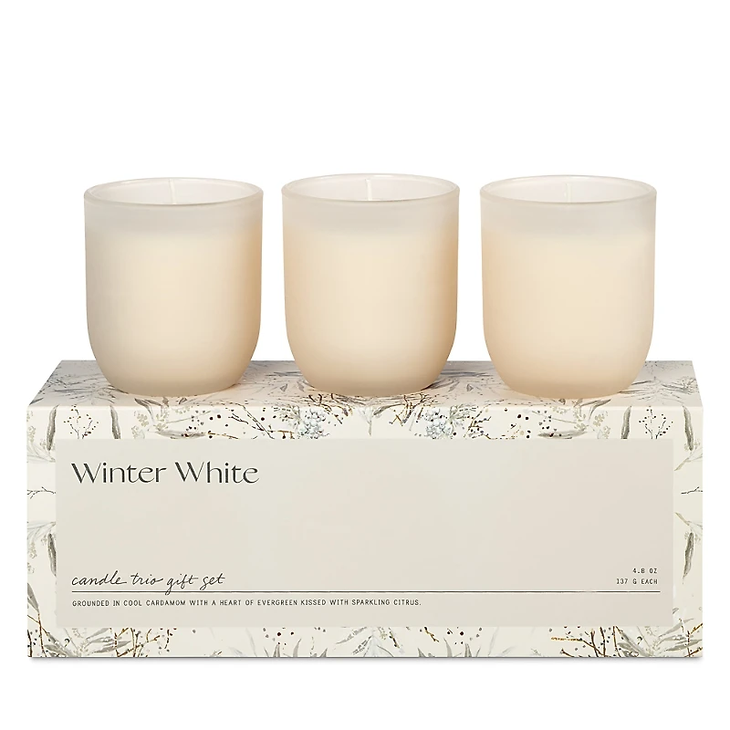 Illume Winter White Candle Trio Gift Set, 21.5 oz.