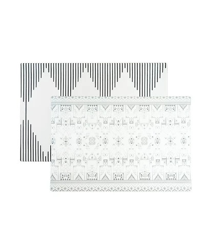 Reversible Baby PlayMat - Art Deco Inspired Design – Soft, Non-Toxic Foam – Waterproof, Easy to Clean