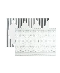 Reversible Baby PlayMat - Art Deco Inspired Design – Soft, Non-Toxic Foam – Waterproof, Easy to Clean