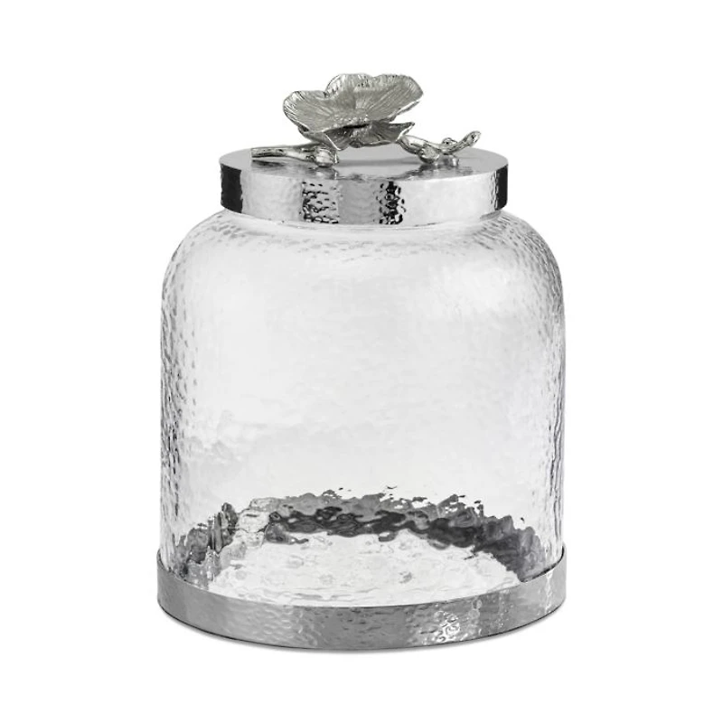 White Orchid Cookie Jar